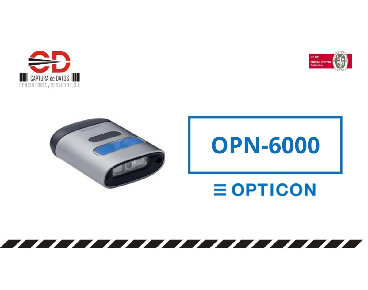 Duradero, sostenible y fácil de usar OPN-6000 de Opticon